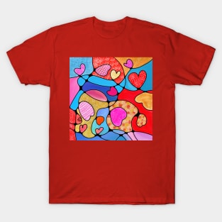 NEUROGRAPHIC HEART WATERCOLORS T-Shirt